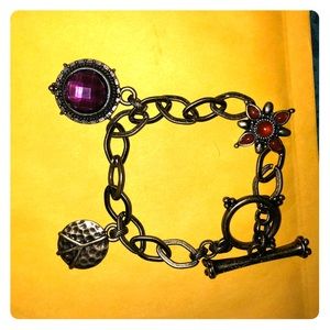 Lucky Brand Bronze toned Charm Bracelet